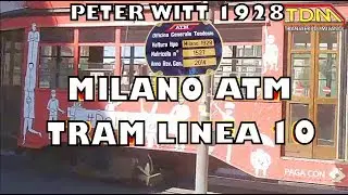 MILANO IN TRAM - LINEA 10 XXIV MAGGIO -LUNIGIANA 1^parte - Trams in Milan Straßenbahn Mailand
