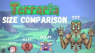 Terraria Enemy Height Comparison (With Mistakes)