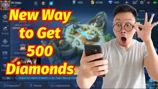 New Way To Get 500 Free Diamonds in Mobile Legends [Tagalog Language]