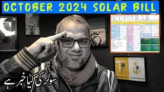 Solar Bill in October 2024   Solar Net Metering ke sath Green Meter Panels for Homes