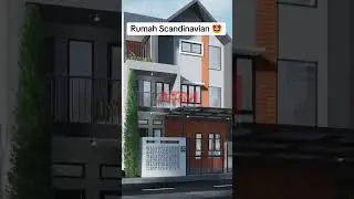 RUMAH SCANDINAVIAN 🌟 #desainrumah #jasadesainrumahminimalis #scandinavian #rumahmurah