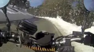 byerrebi Tricker, nella neve alla Futa.  