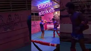 Elbow strikes Muay Thai kickboxing #martialarts #karate #fightingtechniques #thaifight #combatsport