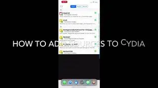 How to add sources to Cydia, after jailbreaking