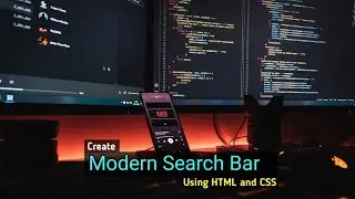 Create Modern Search Bar Using HTML and CSS || Best Front-end Project for Beginners