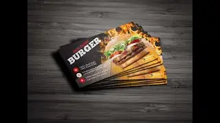 How to make a Chef Business Card Design in adobe Photoshop #photoshop #photoshoptutorial