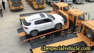 One drag two,saving time.-Flated Road Wreckers