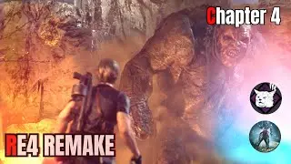 He's a big boi | RE4 Remake Hardcore #4 [commentary ft. Kylo_Ren033]