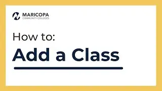 How to Add a Class