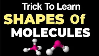 Trick To Learn Shapes of Molecules | How to find shape of molecule
