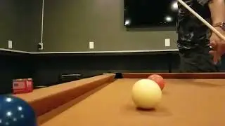 Pool - Massé shot(curve ball)