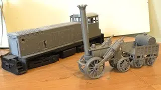 3D печать - модель паровоза