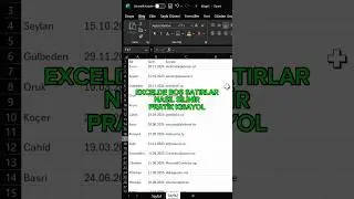 Excel’de Boş Satırları Silme | Kolay Yöntem 2024