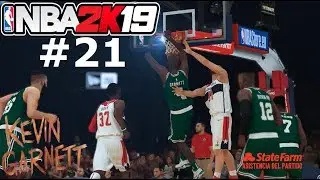NBA 2K19 MI CARRERA - KEVIN GARNETT #21 ¡¡JOHN WALL!!