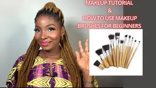 Makeup brushes for beginners | How to use : Makeup tutorial