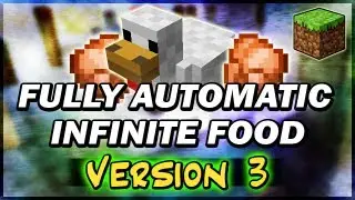 [Minecraft] Fully Auto Chicken Farm Cooker V3 (COMPACT)