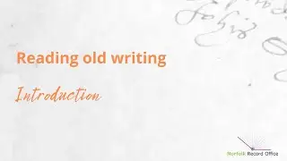 Introduction to palaeography