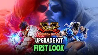 Street Fighter V Champion Edition Upgrade Kit & Gill DLC First Look PS4 Pro