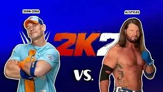 WWE 2K24 - John Cena vs. AJ Styles - Full Match | Xbox Series X [w/ No Commentary] | Ladder Match