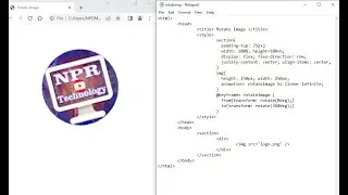 CSS Tutorial in Nepali: Image Rotate Animations using CSS Keyframes Rotations Hover and Infinite