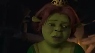 Shrek sad moment @FIONAFAMILY13sirin @oggy #peggybag @cartoonnetwork