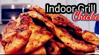 IF YOUR INDOOR GRILL CAN'T DO THIS-DONT BOTHER|BONELESS SKINLESS CHICKEN BREAST {EASY RECIPE}