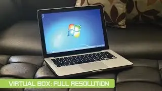 How to configure virtual box to full screen resolution on Mac