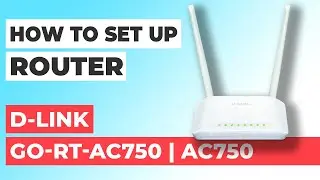 ✅ How to Setup D-LINK GO-RT-AC750 | How to Set Up D-Link AC750 GO-RT-AC750 WiFi Router