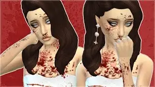 The Sims 4 Create A Sim // Bloody Bride: Spooky Group Collab!
