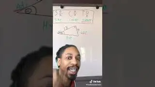 Finding missing angles in right triangles using inverse trig. #mathhelp #mathtutorial #trigonometry
