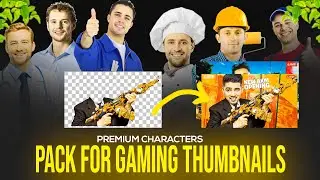 Stock character for gaming thumbnail | Download these amazing Stock character for thumbnails🎈