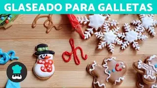 Cómo hacer GLASEADO para GALLETAS Casero 🍪 ¡Receta FÁCIL!