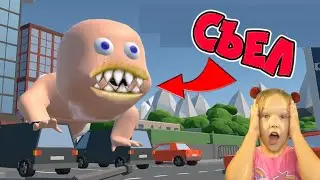 РЕБЕНОК в БЕЛЫХ ТРУСАХ СЪЕСТ весь МИР в Fat Baby! ПАПА и ДОЧКИ набрали Максимальный уровень сегодня!