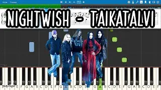 Nightwish - Taikatalvi [Piano Tutorial | Sheets | MIDI] Synthesia