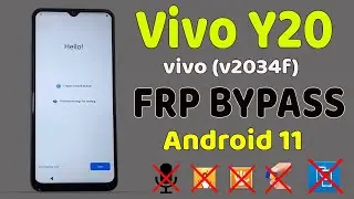 Vivo Y20 Frp Bypass Android 11 | Y20i,Y20G,Y20A | Vivo (V2034F) Google Account Remove | New Method