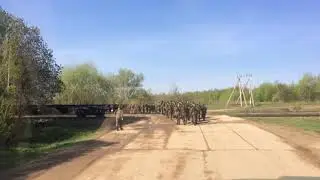 Колонна, армия, пешеходы