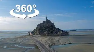 Low Tide, Le Mont-Saint-Michel, VR 360 video