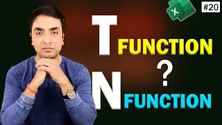 T Function | N Function - Do you know how to use N Function and T Function in Excel