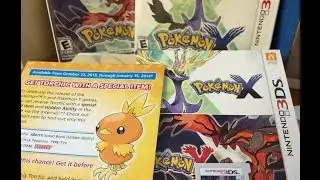 Unboxing Pokémon Y Version  3DS Game