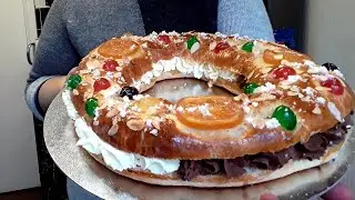 In 1 hour you will have the best Roscón de Reyes you have ever tasted|truffle filling (quick recipe)
