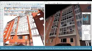 Undet for SketchUp | View Sync ( 3D scan view and a SketchUp 3D model )