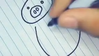 How to draw a pig song