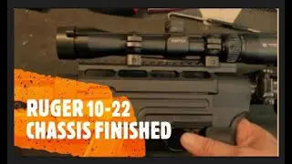 Ruger 10 22 Nordic Chasssis Finished and Channel Strike
