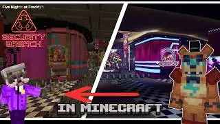 Building FNAF: Security Breach In Minecraft Part #1 // Main Lobby