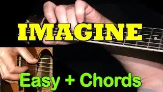 IMAGINE: Easy Guitar Cover + TAB + CHORDS by GuitarNick