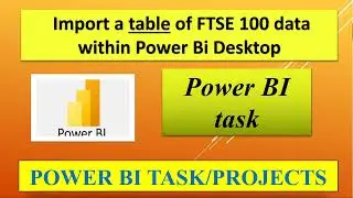 Importing a Table Visual in power BI and adding arrows and shapes|| Power BI Tasks 2022 ||