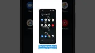 How to add reactions to messages in Messages 