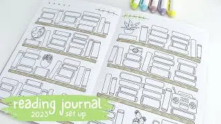 READING JOURNAL SET UP 2023 | Yop & Tom Blush Pink A5 Journal
