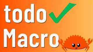 Prototyping in Rust with the todo!() macro