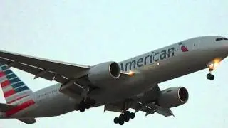 New American Airlines Livery landing on the new runway 28C at Chicago O'hare Intl